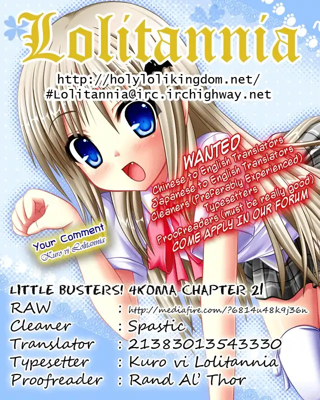 Little Busters! The 4-Koma Chapter 21 1